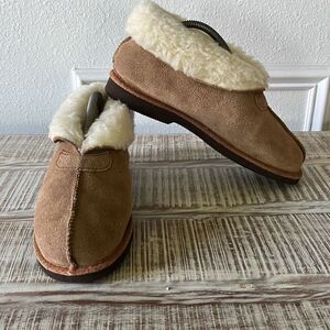 Men’s wool and leather moccasins